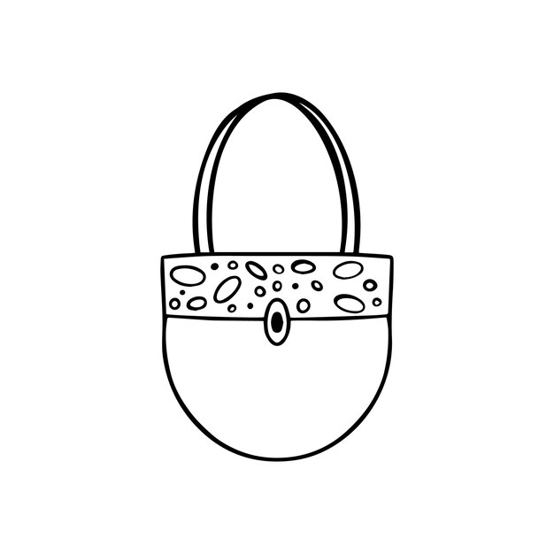 스티커 패션 저널 및 모든 목적을 위한 아름다운 낙서 여성 가방 훌륭한 디자인