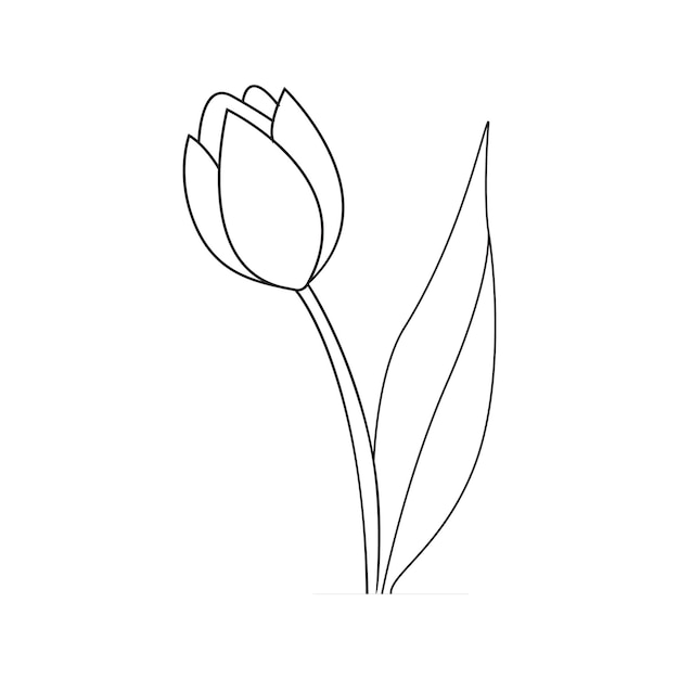 Beautiful easy flowers coloring book for preschool children