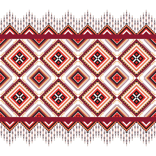 Beautiful Ethnic abstract ikat art.Beautiful Ethnic abstract ikat art.Seamless pattern in triba