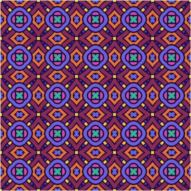 Beautiful ethnic abstract seamless pattern