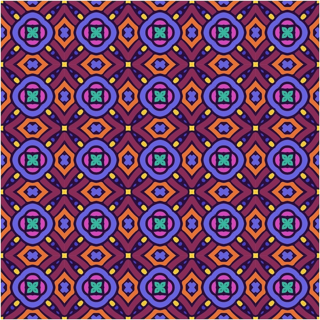 Beautiful ethnic abstract seamless pattern