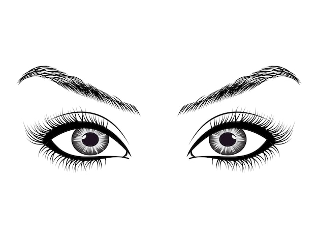 Woman Eyes drawing free image download