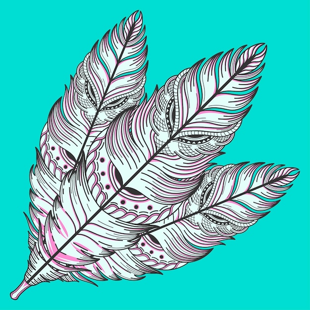 Beautiful Feather Vector