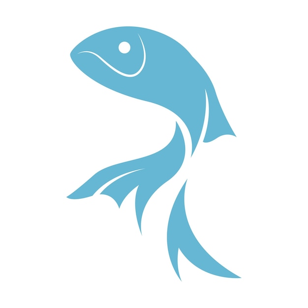 Beautiful fish logo icon