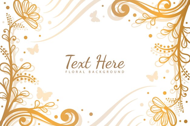 Vector beautiful floral background 2