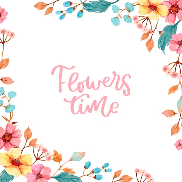 Vector beautiful floral background design