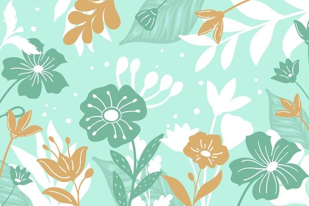 Beautiful floral background template