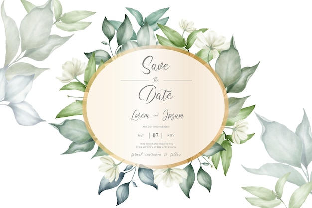 Vector beautiful floral background for wedding invitation