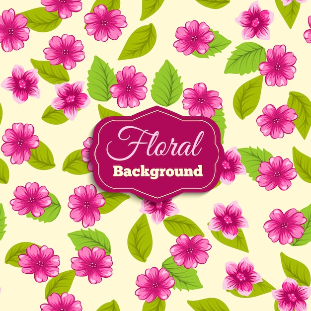 Beautiful floral background 