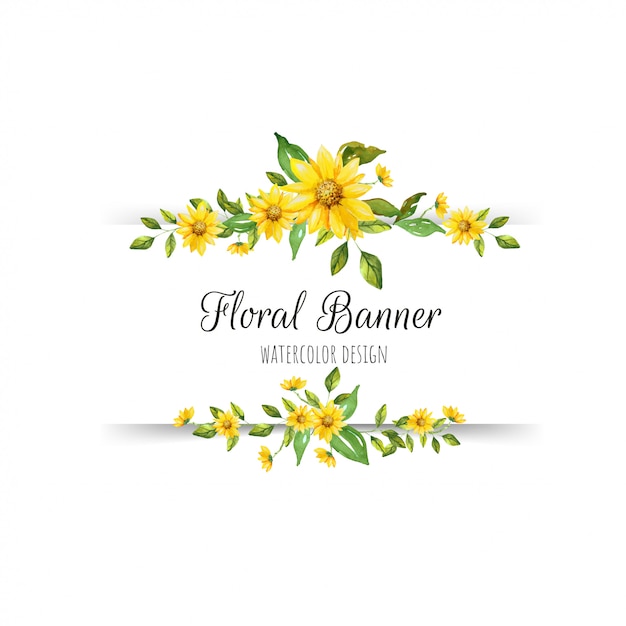 Beautiful Floral Banner