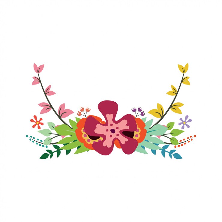 वेक्टर beautiful floral element design