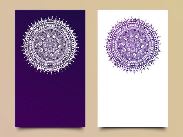 Beautiful floral invitation cards in two color options.