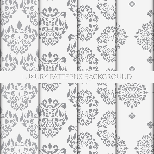 Vector beautiful floral patterns background design