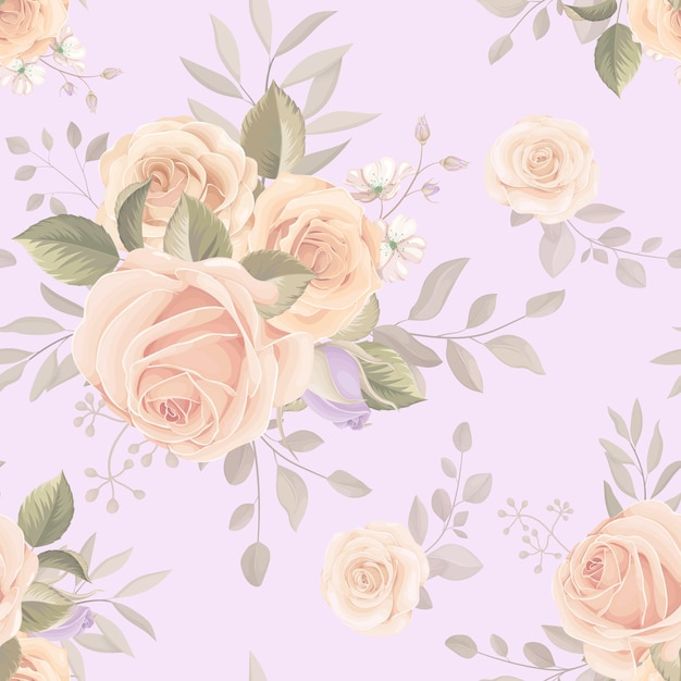 Beautiful floral seamless pattern design