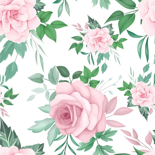 Beautiful floral seamless pattern design