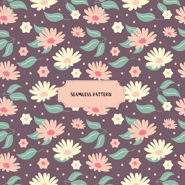 Beautiful floral seamless pattern