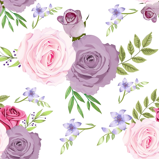 beautiful floral seamless pattern