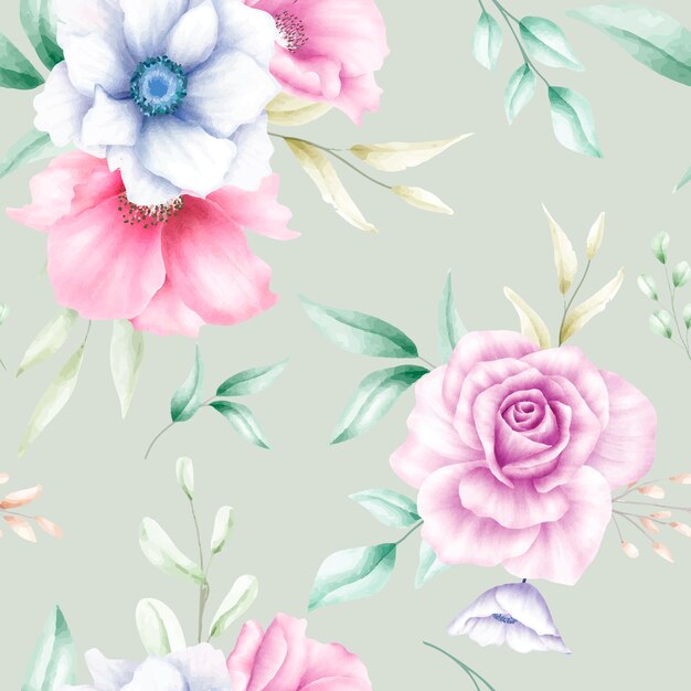 Beautiful floral seamless pattern