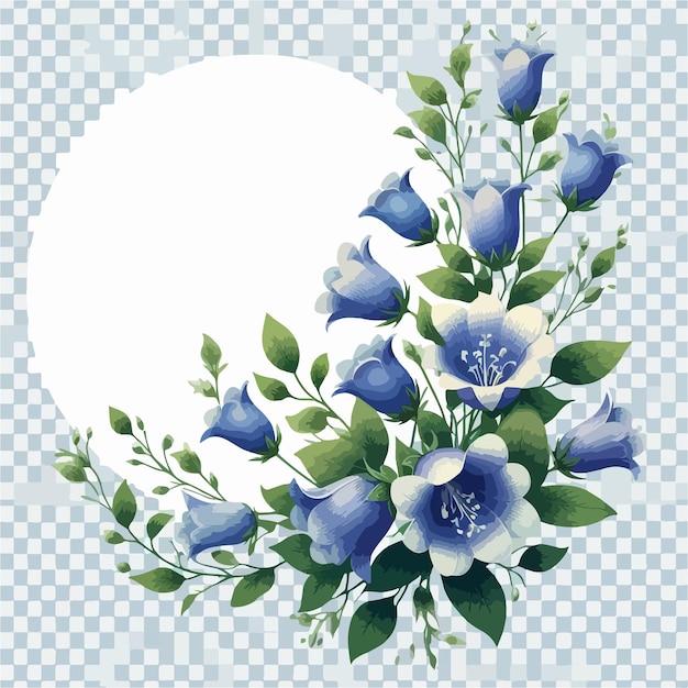 Beautiful flower background with copy space vector illustration of floral design