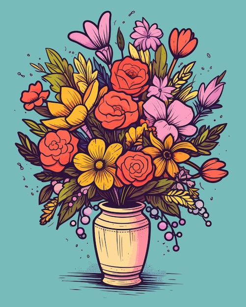 Page 37 | Cartoon Bouquet Images - Free Download on Freepik