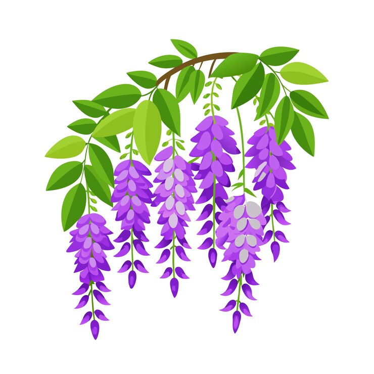 Vector 美麗的花式平面向量插圖