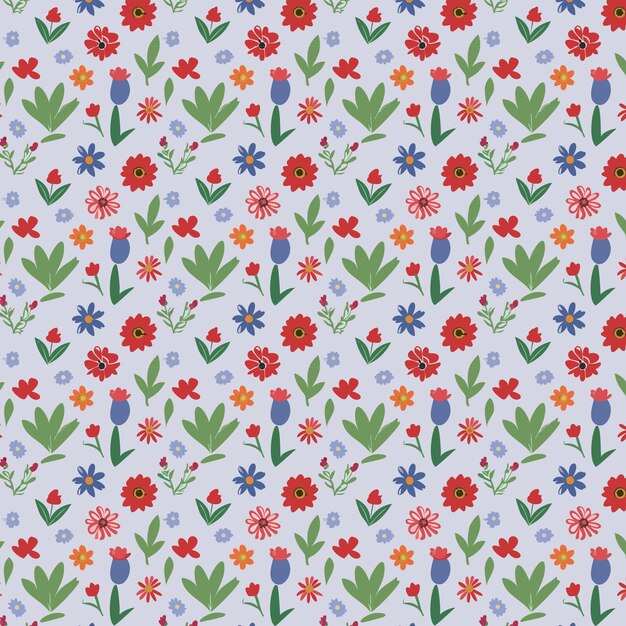 Beautiful flower pattern collection with leaves floral bouquets flower compositions floral pattern