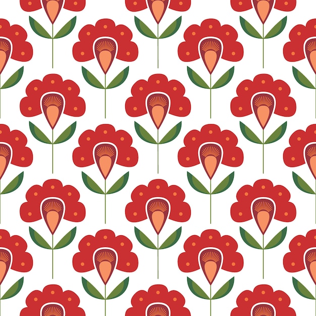 현대 벽지 패브릭 홈 장식 및 포장 프로젝트를 위한 아름다운 꽃 패턴