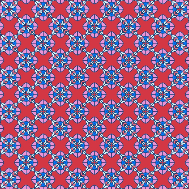 Beautiful flower pattern template