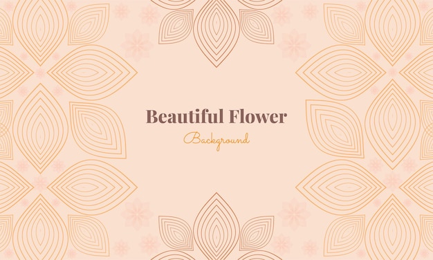 Beautiful flower petals background design