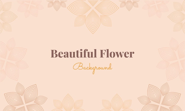 Beautiful flower petals background design