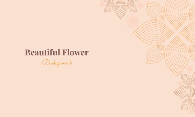 Beautiful flower petals background design