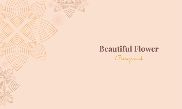 Vector beautiful flower petals background design