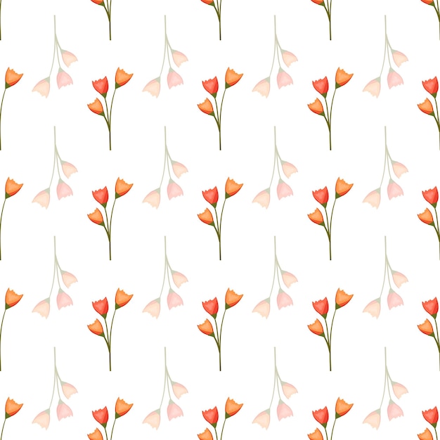 Beautiful flower seamless pattern. Perfect for modern wallpaper, fabric, and wrapping project