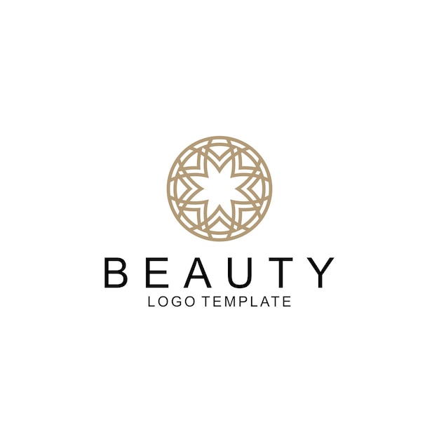 Beautiful Flower, Simple elegant luxury Floral logo design for beauty spa cosmetic nature