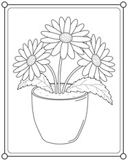 How To Draw A Flower Pot Step By Step