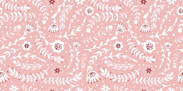 Beautiful Folk Bear Seamless Pattern