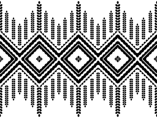 Beautiful geometric pattern. balck and white pattern and elegan