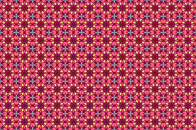 Vector beautiful geometric seamless pattern