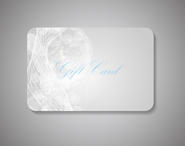 Vector beautiful gift card. vector illustration