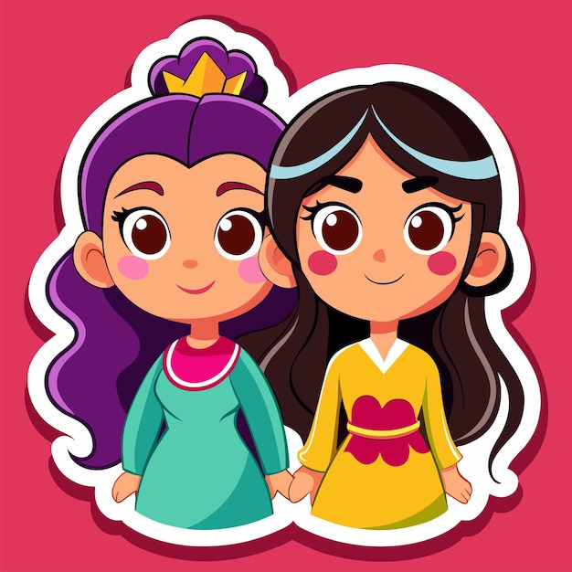 beautiful girl sticker