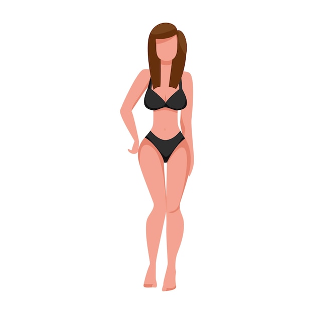 Beautiful girl in a swimsuit