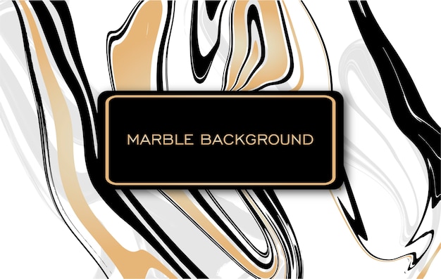 Vector beautiful golden and black marble texture