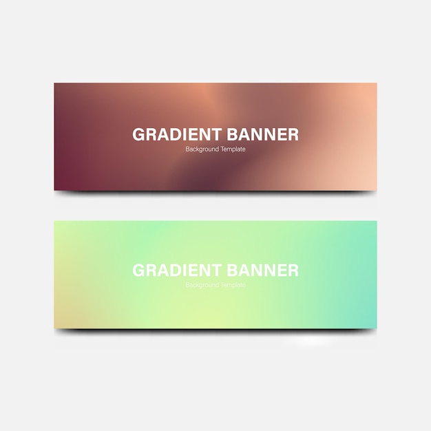 Beautiful gradient abstract background used for banner template