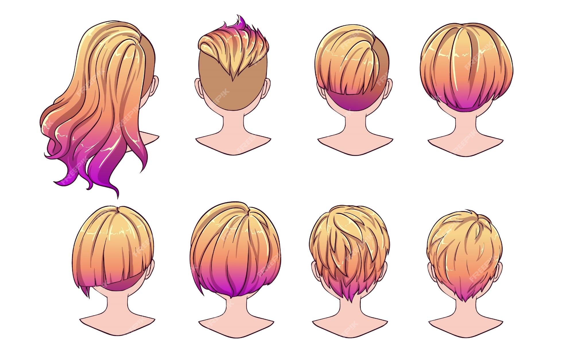 Anime Hairstyles Images - Free Download on Freepik