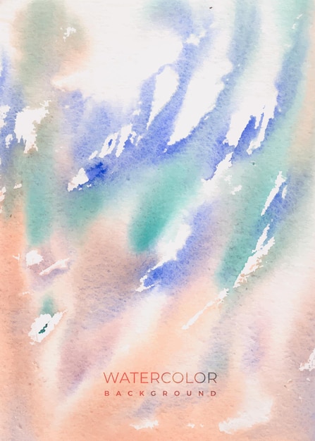 Beautiful hand painted watercolor background