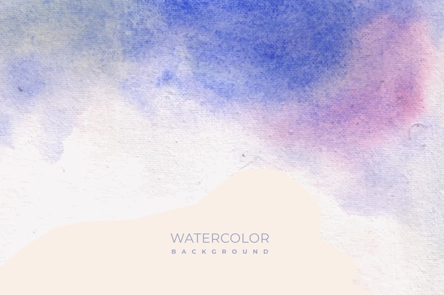 Vector beautiful hand painted watercolor background