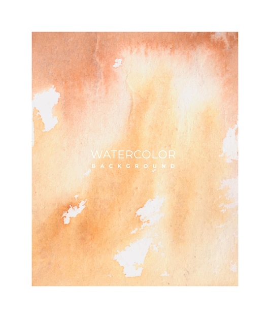 Vector beautiful hand painted watercolor background