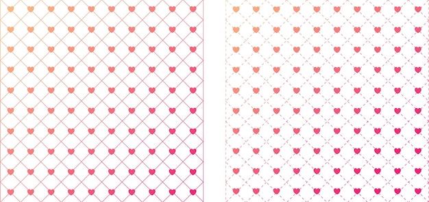 Beautiful heart pattern background