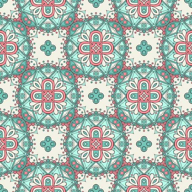 Beautiful indian traditional seamless pattern