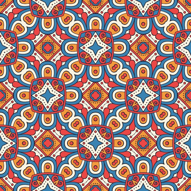 Beautiful indian traditional seamless pattern